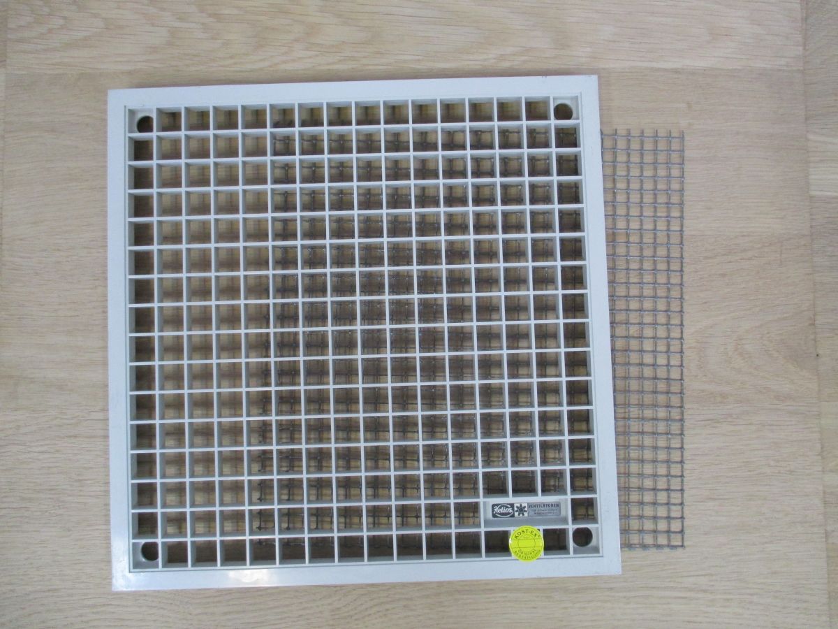 Helios Ventilatoren Lüftungsgitter Maße 288 x 288 x 22 mm Lüftung K17/560