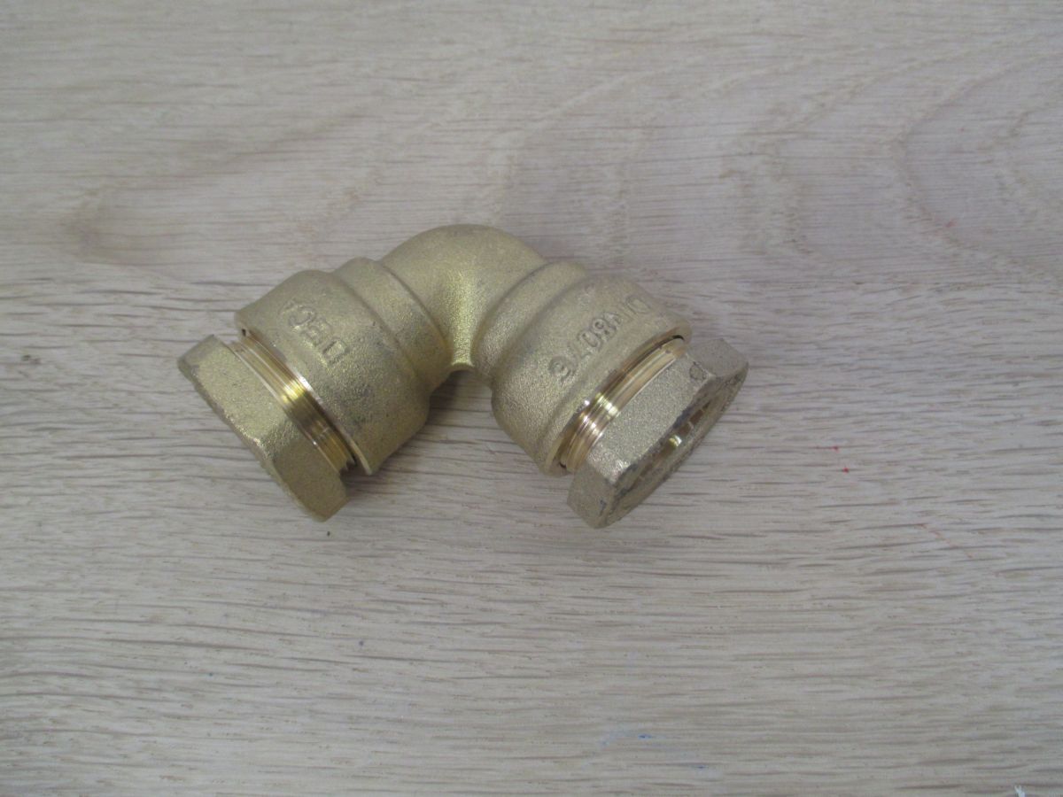 Fitting Caleffi DECA Winkel Verschraubung DN 20 Nr 866020 Messing K17/617 