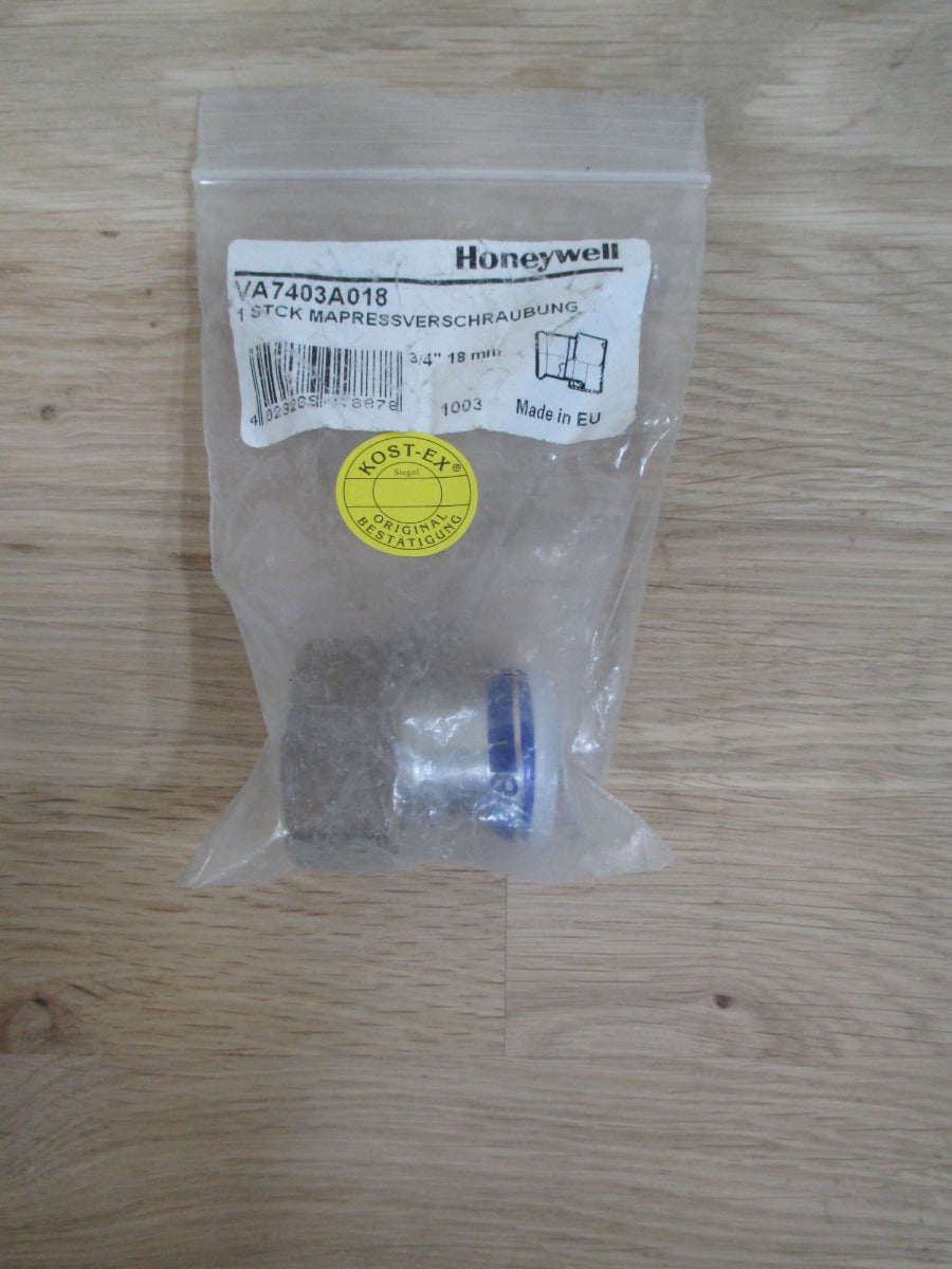 Honeywell Mapress Verschraubung 3/4 Zoll 18 mm VA7403A018 Edelstahl K17/63 