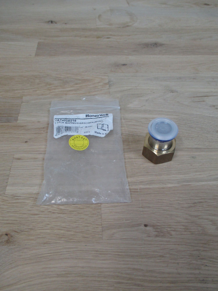Honeywell Mapress Verschraubung 3/4 Zoll 18 mm VA7403A018 Edelstahl K17/63 