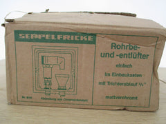 Seppelfricke Rohrbelüfter und Entlüfter 3/4 Zoll Trichterablauf Nr 8151 K17/641