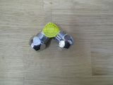 Winkel-Quetschverschraubung 3/8 Zoll – 10 mm Durchmesser – Verchromtes Messing Fitting K17/658
