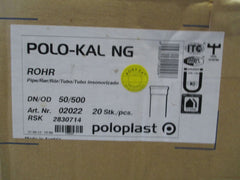 Polo-Kal-NG Rohr DN 50 L 500 mm Hausabflussrohr schalldämmend Poloplast K17/707 