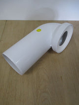 Sanit WC Anschlussbogen DN 100 90 °Grad weiss Bogen KOST-EX K17/716