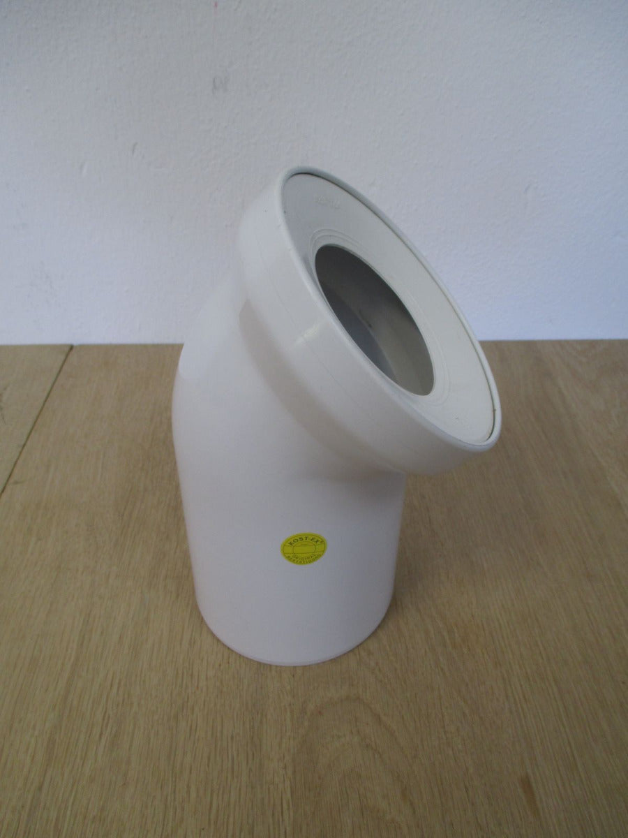 Sanit WC Anschlussbogen DN 100 45° Grad Bogen weiss  K17/718