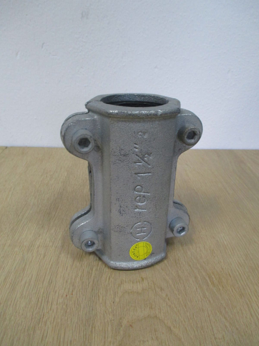 H Temperguss Dichtschelle 1 1/2 Zoll Reparaturschelle für Stahlrohr K17/737