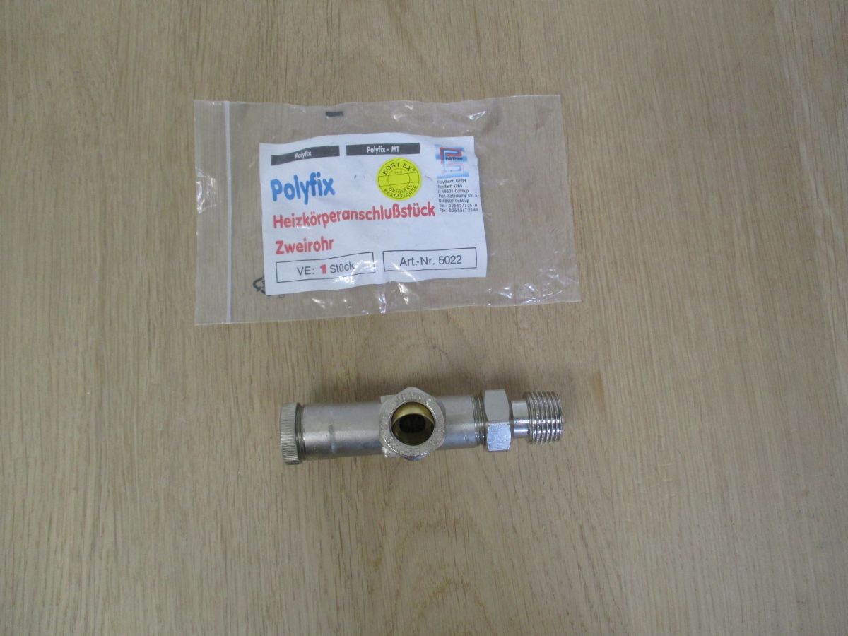 Polytherm Polyfix Heizkörperanschluss - Stück Zweirohr Nr. 5022 Heizung K17/759