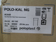 Poloplast Rohr Polo-Kal-NG DN 50 / 150 Nr. 02020 PVC Anschluss Rohr K17/770