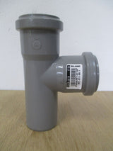 HTEA T - Stück DN 50 x 50 x 87,5 °Grad PP-H schwerentflammbar  K17/771