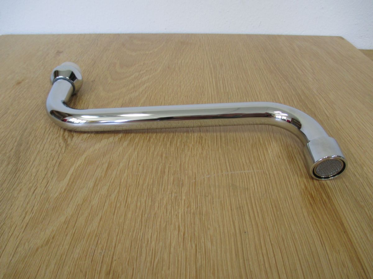 Wasserhahn chrom 200 mm S - Auslauf Armatur Küche Wasserauslauf K17/78