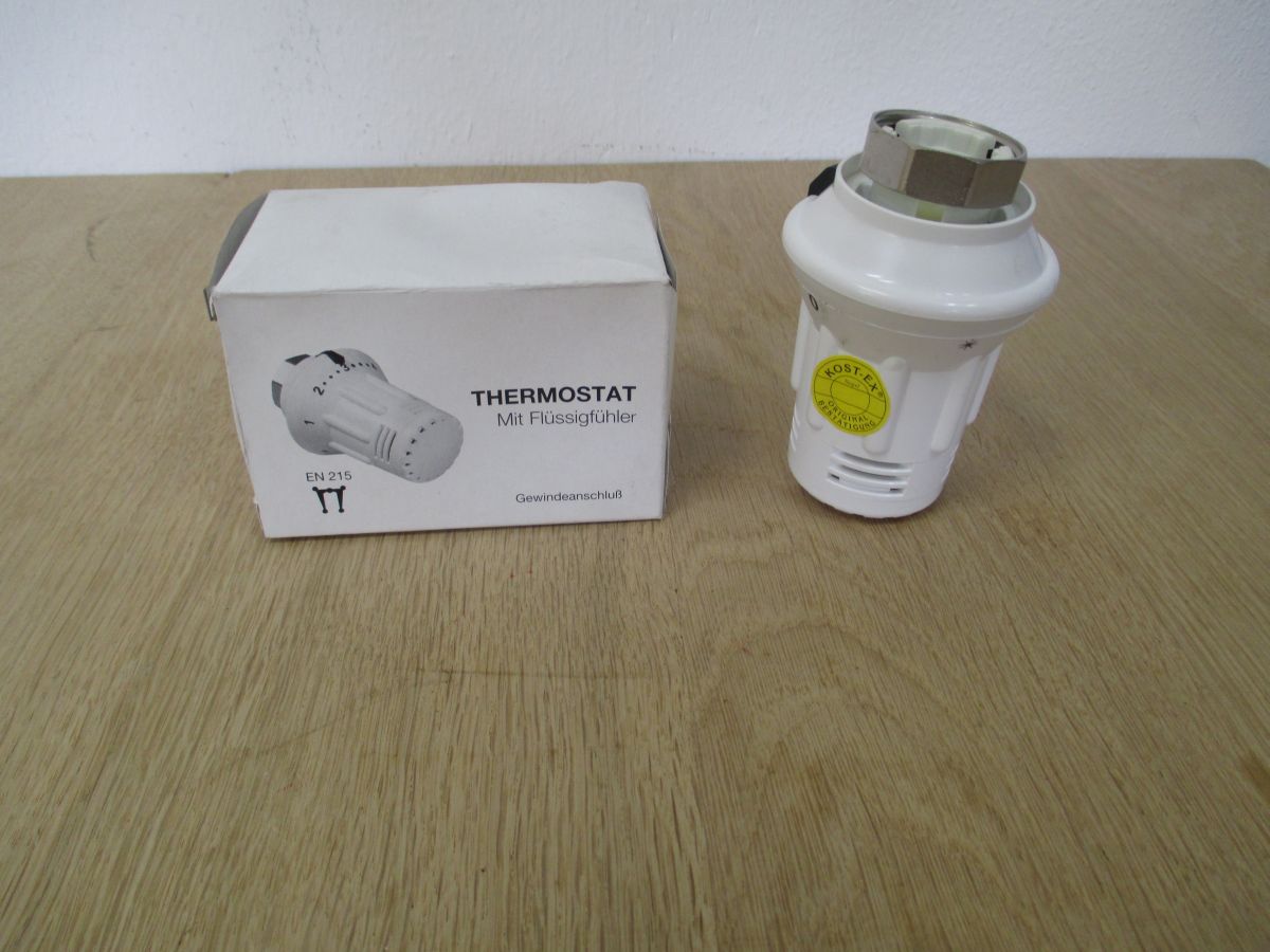 Lindenblatt Thermostatkopf 74.41 M30x1,5 Nullstellung und Füssigfühler K17/792
