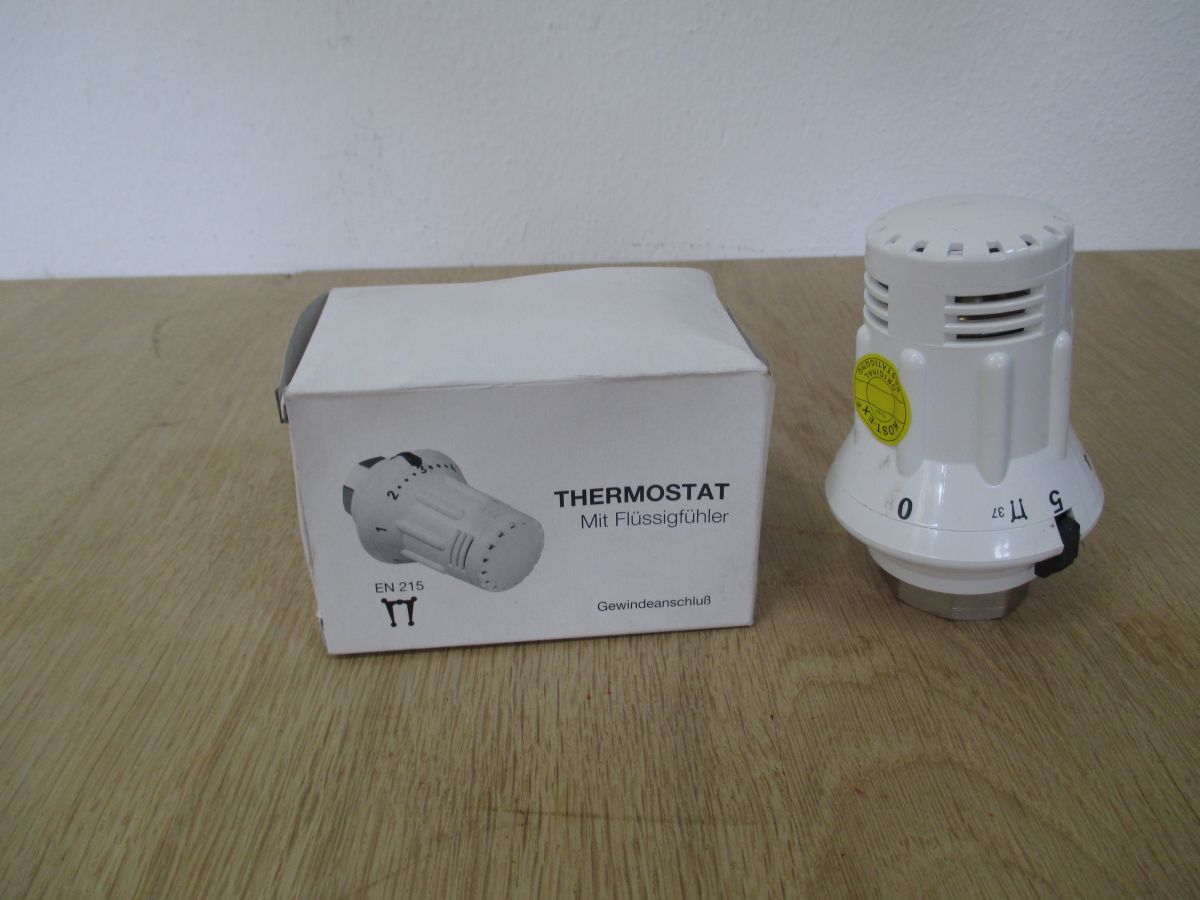 Lindenblatt Thermostatkopf 74.41 M30x1,5 Nullstellung und Füssigfühler K17/792