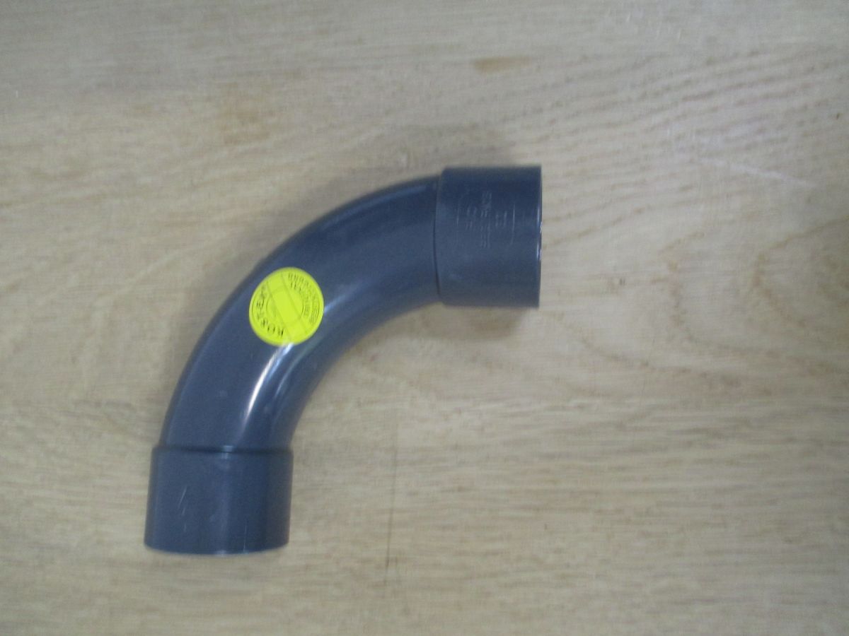 PVC Bogen Durchmesser 32 mm 90° Grad S 6.3 / PN 16 Fitting Klebemuffe K17/795