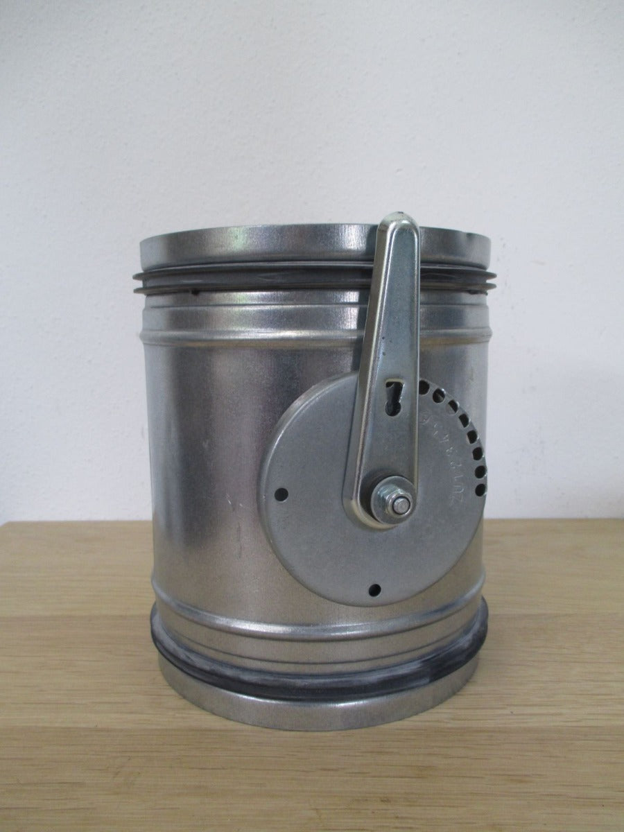 Lüftngsklappe DN 160 H 195 mm mit Lippendichtung Wickelfalz Stahlblech K17/814