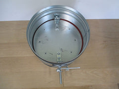 Lüftungsklappe Zuluftklappe DN 315 Wickelfalz Stahlblech K17/816