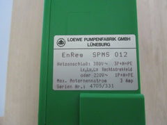  Loewe Pumpensteuerung EnReg SPMS 012 Pumpenregelung 380 V 3 Ampere K17/898