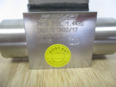 GEMÜ Edelstahl Membran Ventil 316L 1x4435 1 1/4 Zoll K17/900