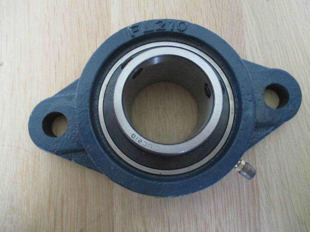 Oval Flanschlager FL 210 für 50 mm Welle mit Lager UZ 210 K17/908