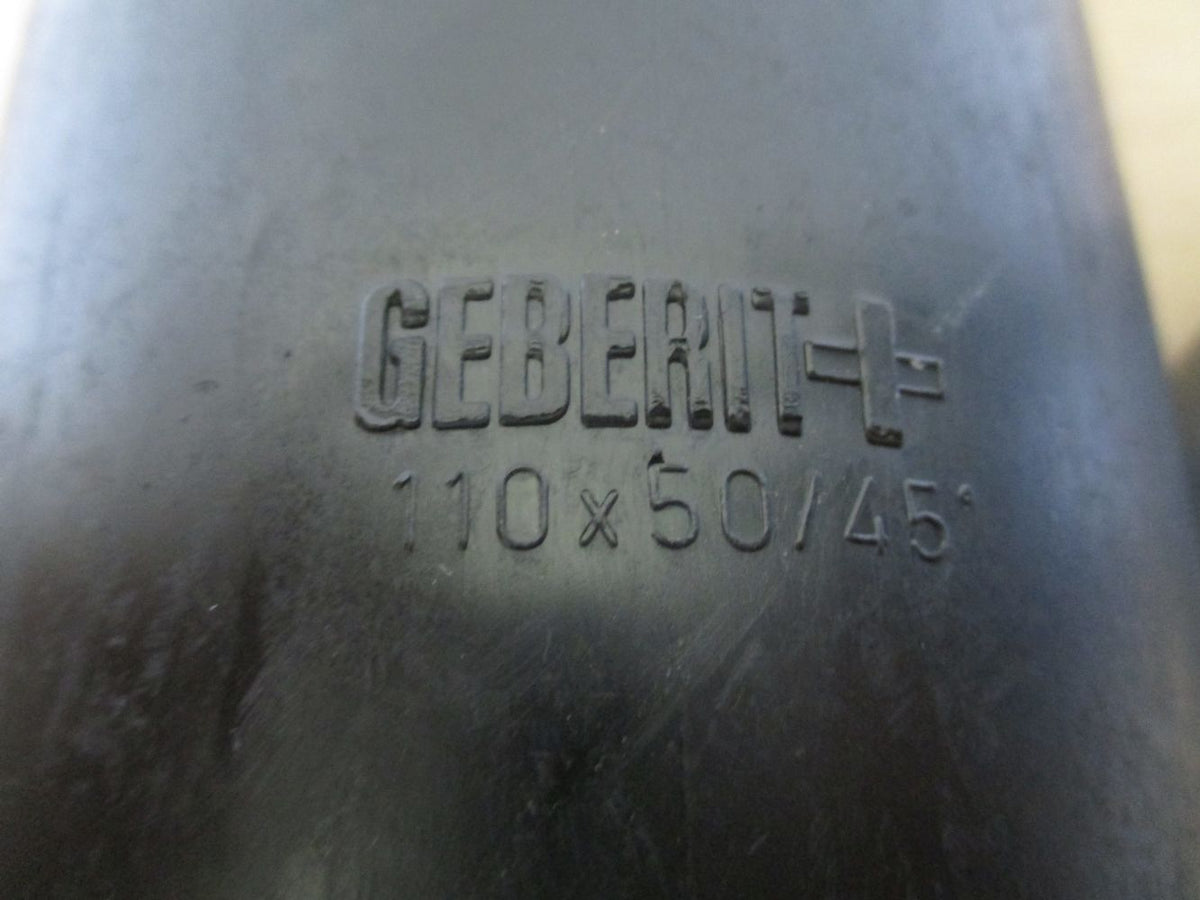 Geberit PE Schweiß Abzweiger 110 x 50 45 Grad Nr. 67.112 Abfluss Rohr K17/916