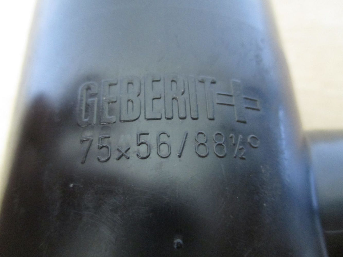 Geberit PE Schweiß Abzweiger 75 x 56 88,5 Grad Rohr Abfluss Sanitär K17/918
