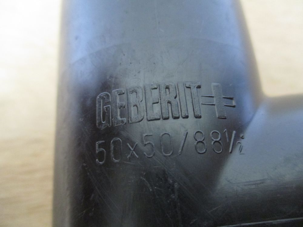 Geberit PE Schweiß Abzweiger 50 x 50 88,5 Grad Abfluss Rohr K17/920