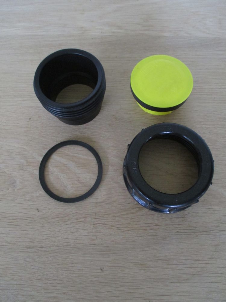 Geberit PE Verschraubung 56 mm Rohr Abwasser WC Anlage Anschluss K17/922