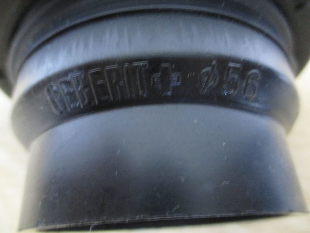 Geberit PE Verschraubung 56 mm Rohr Abwasser WC Anlage Anschluss K17/922