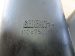 Geberit PE Schweiß Abzweiger 110 x 75 45 Grad Abfluss Rohr Nr. 67.125 K17/926