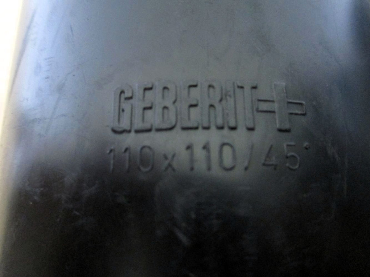 Geberit Nr. 67.135 PE Schweiß Abzweiger 110 x 110 45 Grad Abfluss Rohr K17/927
