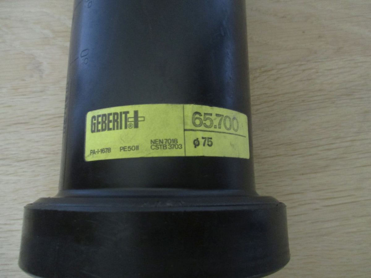Geberit PE Verlängerungsstück 140 mm Durchm. 75 mm Rohranschluss K17/929