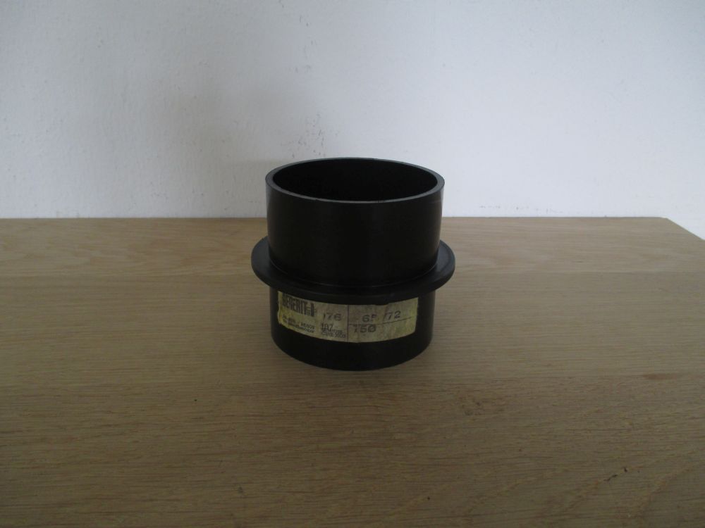 PVC Verbindungs Steck Muffe 75 mm Höhe 70 mm Geberit 65.772 K17/966