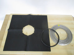Viega Dünnbett Isolierflansch 150 mm Klemmflansch Bodenablauf Set K17/983