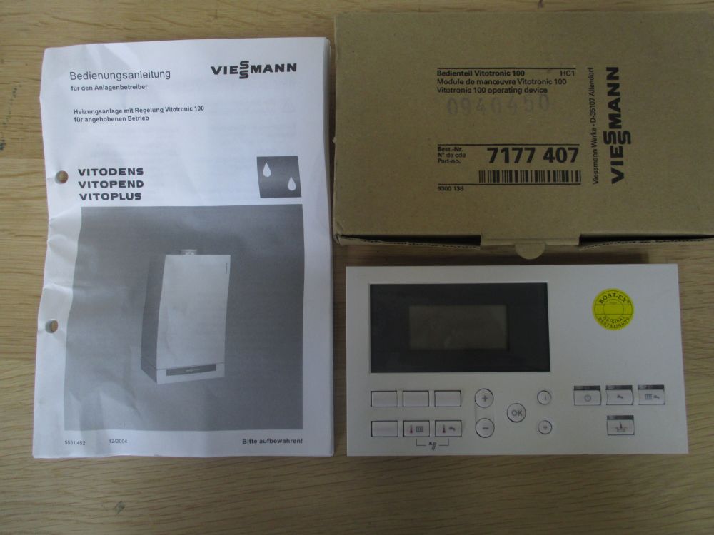 Viessmann Bedienteil Vitotronic 100 HC1 Modul Nr. 7177407 K17/997