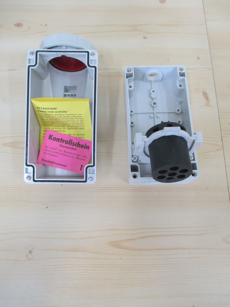 Bals 11542 Wandsteckdose CEE Steckdose 16 A 7- polig 6 h 400 V KOST-EX K18/144