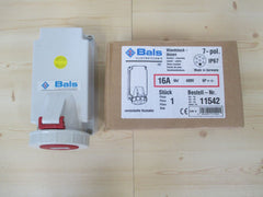 Bals 11542 Wandsteckdose CEE Steckdose 16 A 7- polig 6 h 400 V KOST-EX K18/144