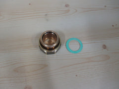 SANHA-Rotguss halbe Verschraubung flachdicht Pressfitting 8359g 28x1 1/4 Zoll K18/147