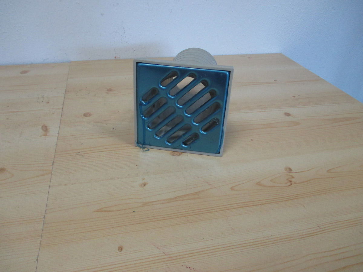 Badablauf 100 x 100 mm mit Rahmen Edelstahl Dusch - Ablauf Bodenablauf K18/148
