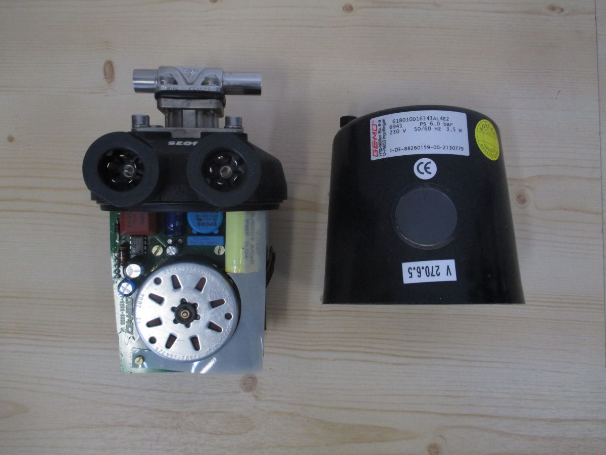 Gemü Ventil 618010D16343AL4E2 6 bar 230 V 3,5 Watt Motorventil K18/15