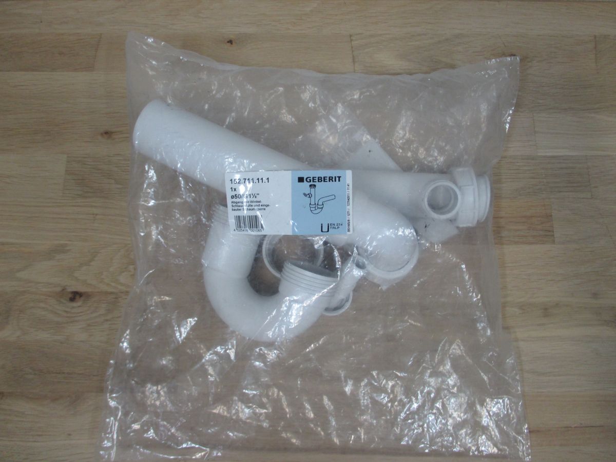 Geberit Spültisch Ablauf 50 x 1/2 Zoll Spülbecken Küchenablauf KOST-EX K18/163 