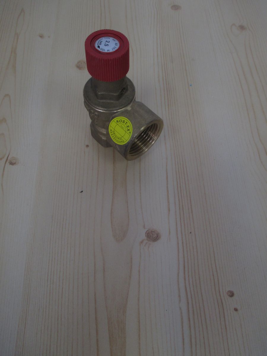 Caleffi Sicherheitsventil bis 2,5 bar DN 20 Ventil 3/4 Zoll KOST-EX K18/18
