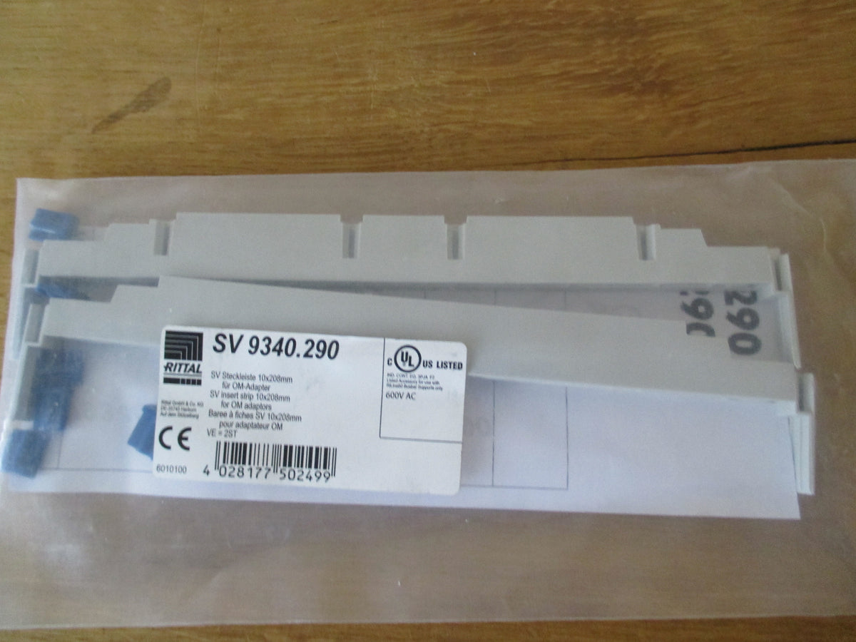 Rittal SV Steckleiste 9340.290 10 x 208 mm für OM Adapter K18/197