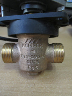 Kemper vollstrom Absperrventil DC 24 V DN 15 Federrückzug Stellantrieb K18/20