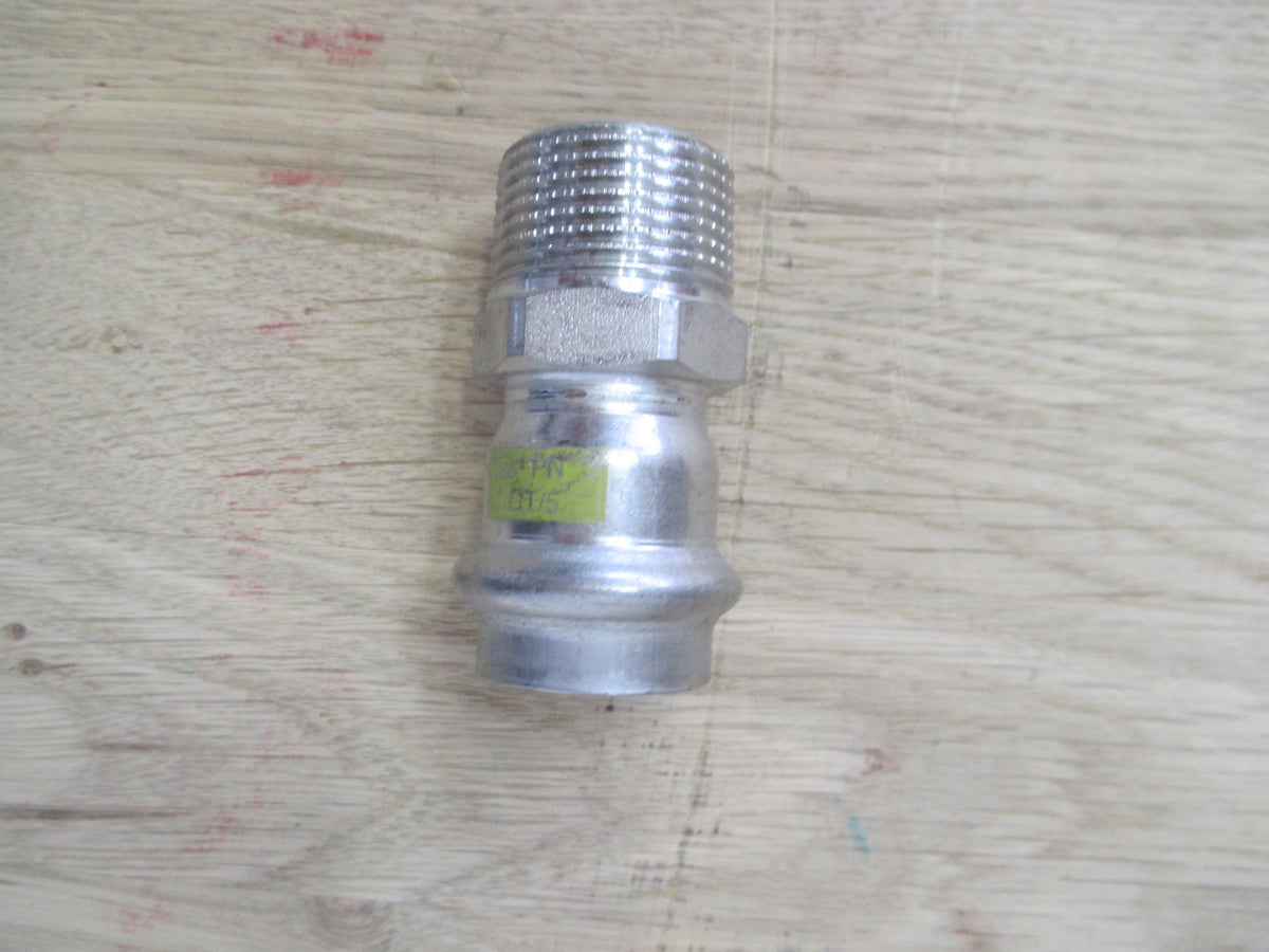 Edelstahl Gas Übergangsstück 22mm / 3/4