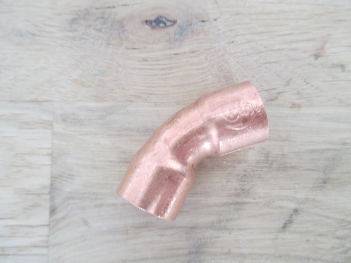 Lötfitting 12mm 45° Grad Kupfer Trinkwasser Heizung 5 Stück DVGW  K18/252