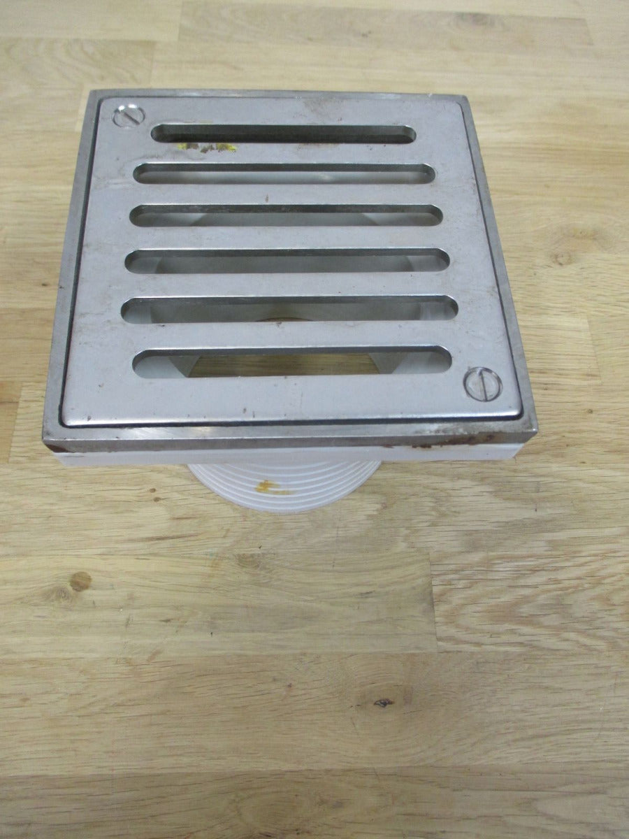 Einlauf Schacht Kellerablauf Ablauf 150 x 150 mm Bodenablauf Passavant K18/285