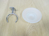 OSMOS Seifenschale Glas verchromt Badezimmer Accessoires Dusche K18/288