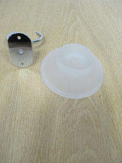 OSMOS Seifenschale Glas verchromt Badezimmer Accessoires Dusche K18/288
