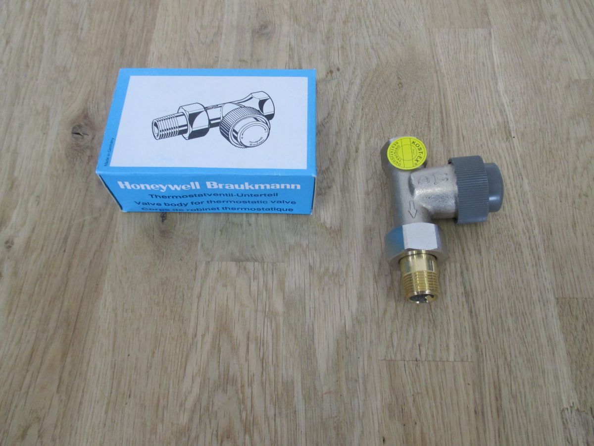 Honeywell Braukmann Thermostatventil Unterteil V 100 D 3 /8 