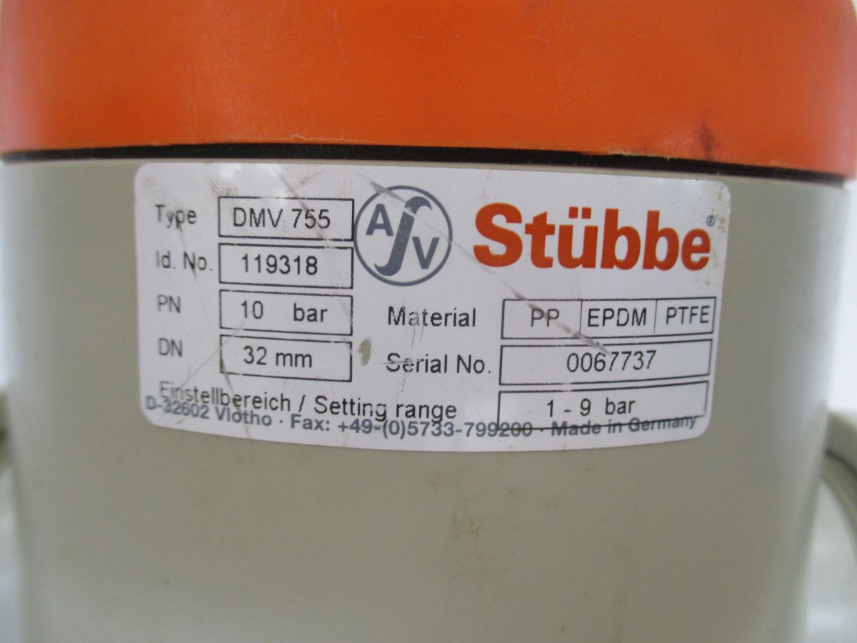 Druckminderer Stübbe DMV 755 DN 32 1-9 bar Druckminderer - Ventil K18/319