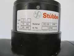 Kugelhahn Stübbe C 126 Schweißstutzen 10 bar DN 80 3 Zoll ohne Hebel K18/320